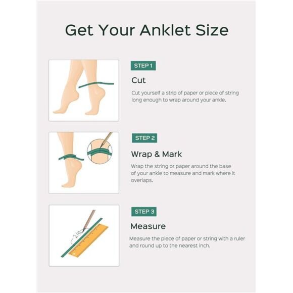 925 Sterling Silver Ankle Bracelet for Women, Simple Cuban Link/Figaro/Twisted - Picture 13 of 14